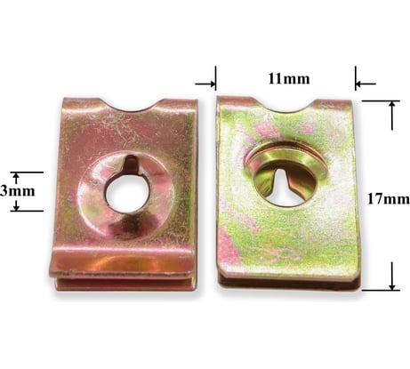 Автокрепеж металлический 10 шт Крепавто M2045
