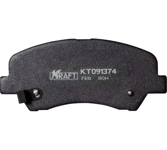 Колодки дисковые передние Hyundai Solaris / Kia Rio III 1.4-1.6 (10-) KRAFT KT 091374