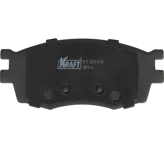 Колодки дисковые передние (с антишумовой накладкой) Kia Rio II (05-) KRAFT KT 091418
