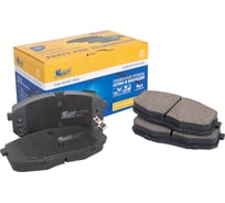 Колодки дисковые передние (с антишумовой накладкой) Kia Ceed (06-) KRAFT KT 091417