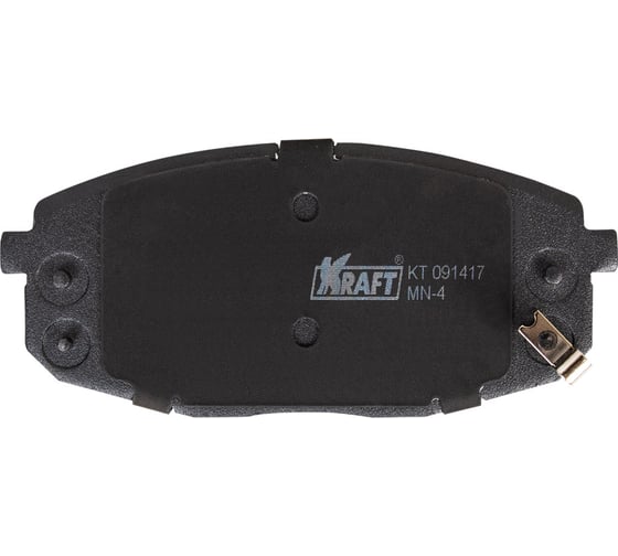 Колодки дисковые передние (с антишумовой накладкой) Kia Ceed (06-) KRAFT KT 091417