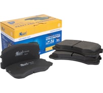 Колодки дисковые передние Mitsubishi Lancer IX (03-08) KRAFT KT 091454