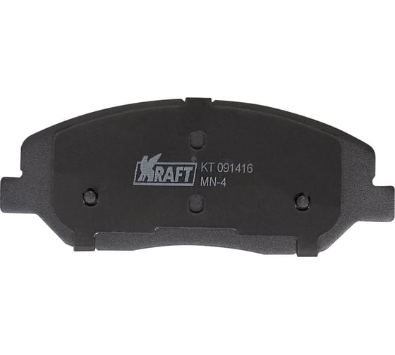 Колодки дисковые передние (с антишумовой накладкой) Hyundai Santa Fe II (06-) KRAFT KT 091416
