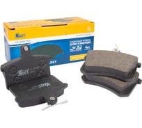 Колодки дисковые задние Audi 100 (86-94) 2-2.4, A4 (95-00) 1.6-2.7, A6 (94-97) 1.9-4.2 KRAFT KT 091439