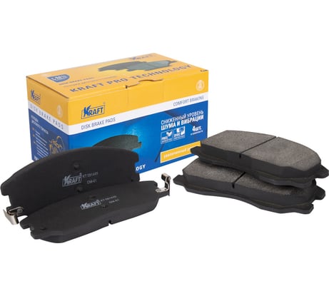 Колодки дисковые передние Chevrolet Captiva (06-) / Opel Antara (06-) KRAFT KT 091449
