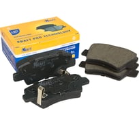 Колодки дисковые задние Hyundai Sonata IV (09-), Elantra (05-11) / Kia Soul (10-13) KRAFT KT 091396