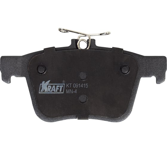 Колодки дисковые задние (с антишумовой накладкой) Skoda Rapid (12-) KRAFT KT 091415
