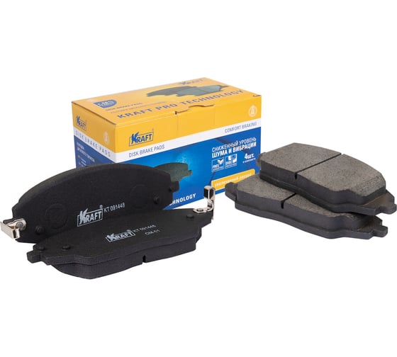 Колодки дисковые передние Chevrolet Aveo (11-) KRAFT KT 091448 1