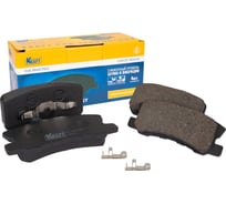 Колодки дисковые задние Citroen C-Crosser (08-) 2.0-2.4 / Mitsubishi Pajero (00-) 2.5-3.8 / Peugeot 4007 (07-) 2.2-2.4 KRAFT KT 091442