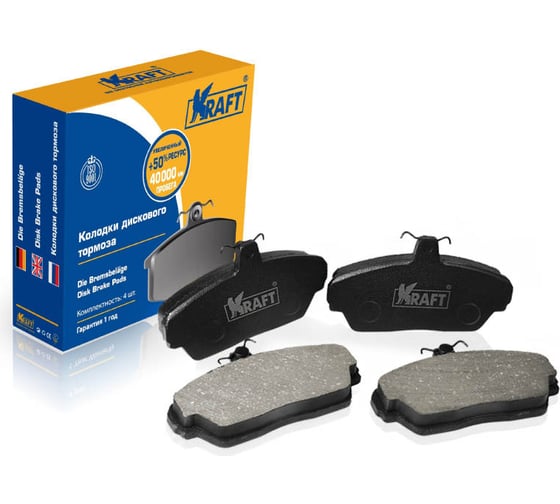 Колодки дисковые передние ГАЗ 3110, 3302 KRAFT KT 091354 1