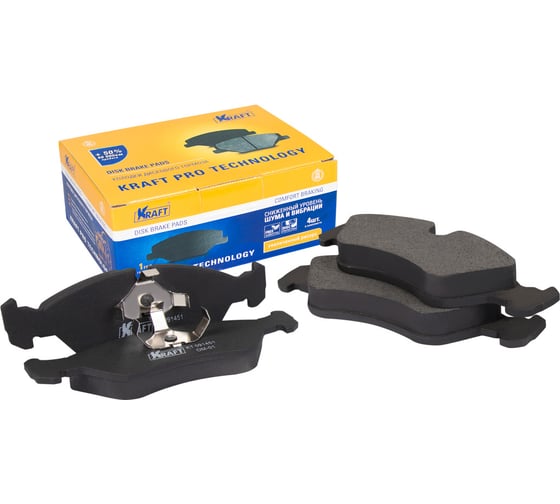 Колодки дисковые передние Daewoo Espero (91-99) / Opel Astra F (91-99) KRAFT KT 091451