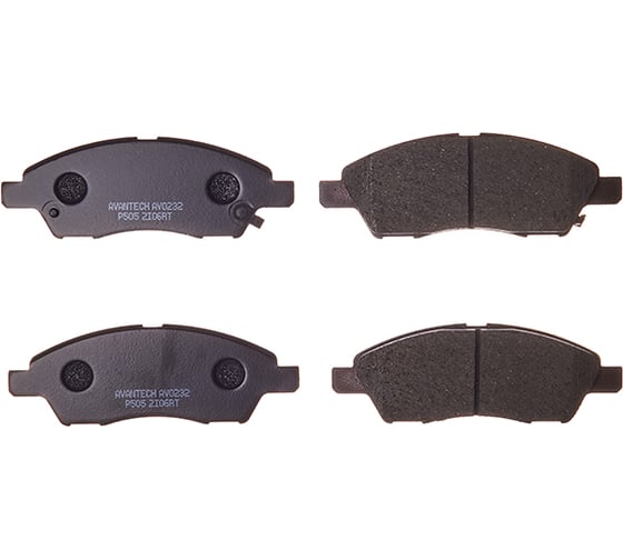 Колодки тормозные дисковые AV0232 (противоскрипная пластина в комплекте) Avantech 131011