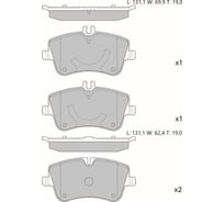 Колодки тормозные дисковые AV100 (противоскрипная пластина в комплекте) Avantech 1740189