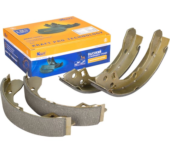 Колодки тормозные KRAFT Kia Sephia (95-)/Киа Сефия, Shuma I (97-04)/Шума барабанные KT 091538 1