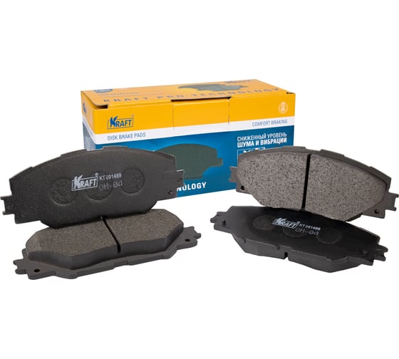 Колодки дисковые передние Toyota RAV4 (05-19) KRAFT KT 091469 1