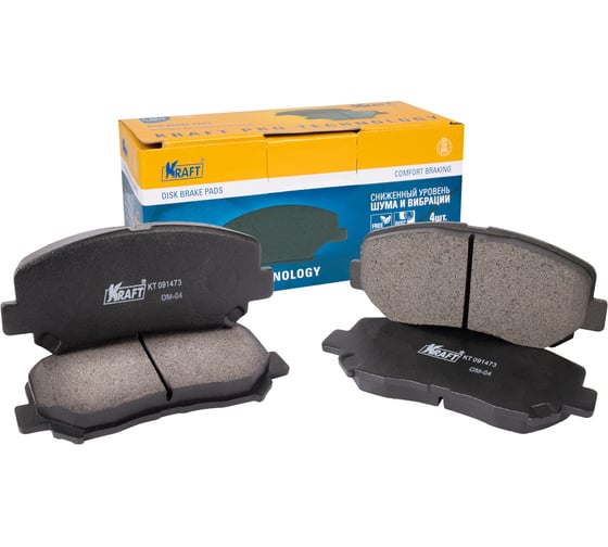 Колодки дисковые передние Mazda CX-5 (11-17) KRAFT KT 091473