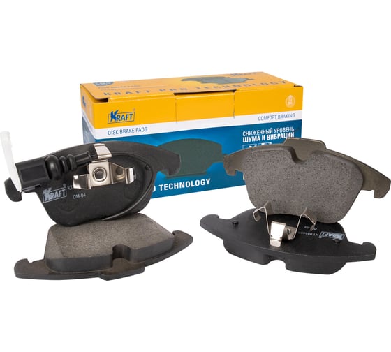 Колодки дисковые передние Audi Q3 (11-18) / Volkswagen Tiguan (10-15) KRAFT KT 091484