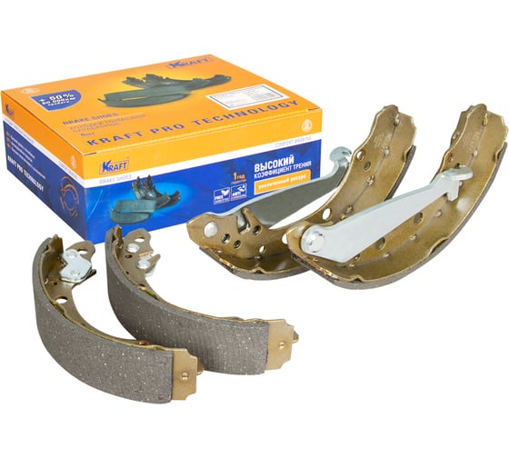Колодки тормозные KRAFT Ауди A2 (00-05) / Фольксваген Гольф, барабанные, KT 091543