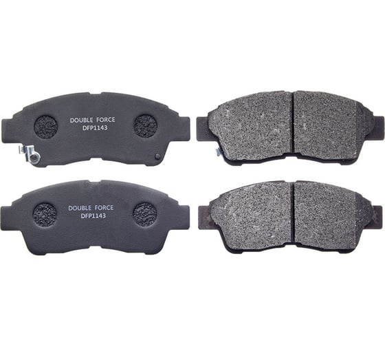 Колодки тормозные дисковые DFP1143 Double Force 154236 1