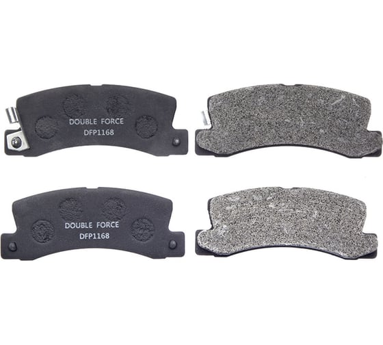 Колодки тормозные дисковые DFP1168 Double Force 154242 1