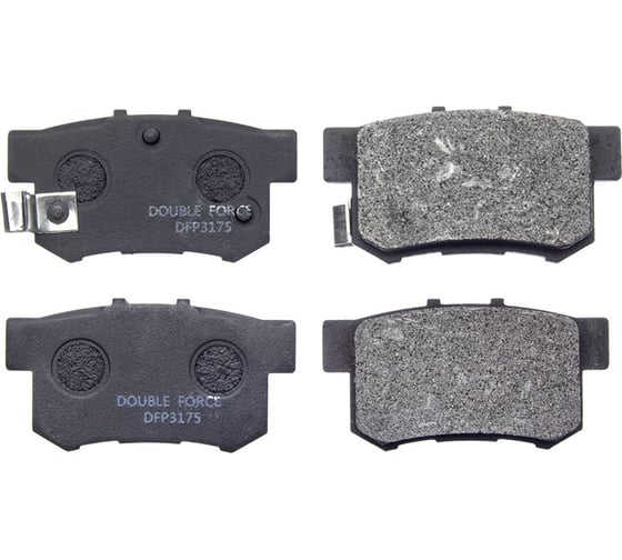 Колодки тормозные дисковые DFP3175 Double Force 154200