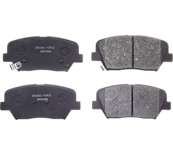 Колодки тормозные дисковые DFP1006 Double Force 1738059 1