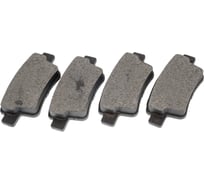 Колодки тормозные дисковые DFP1714 Double Force 163180