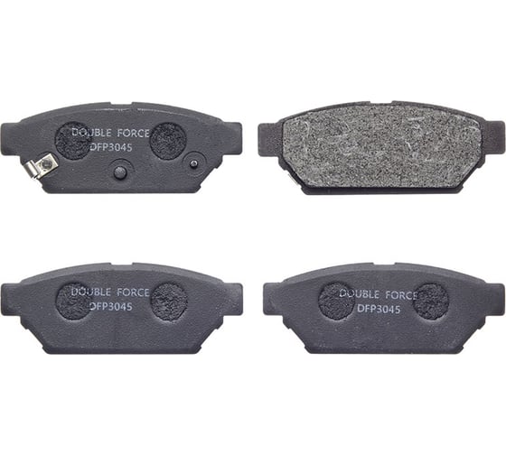 Колодки тормозные дисковые DFP3045 Double Force 154233 1
