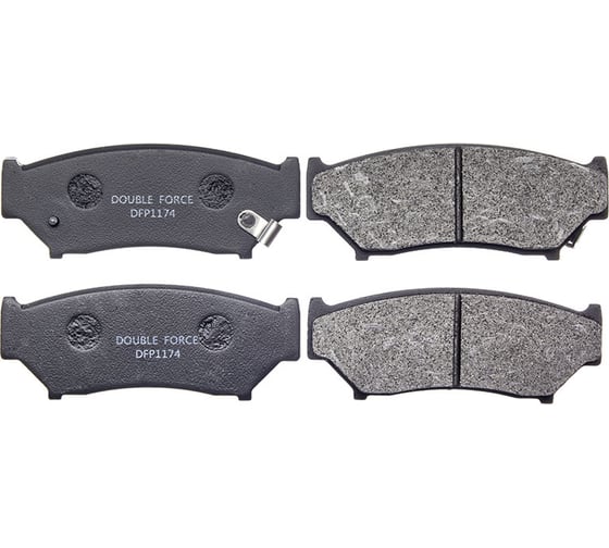 Колодки тормозные дисковые DFP1174 Double Force 154228 1