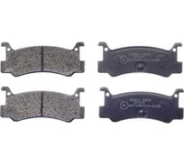 Колодки тормозные дисковые DFP375 Double Force 154194