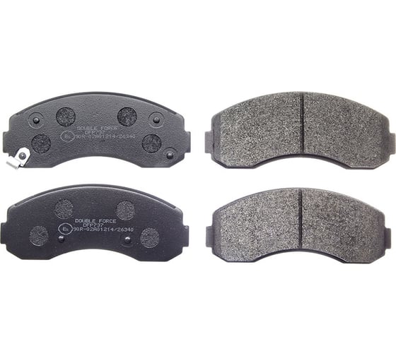 Колодки тормозные дисковые DFP737 Double Force 154329