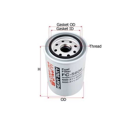 Фильтр топливный Sakura FC5606