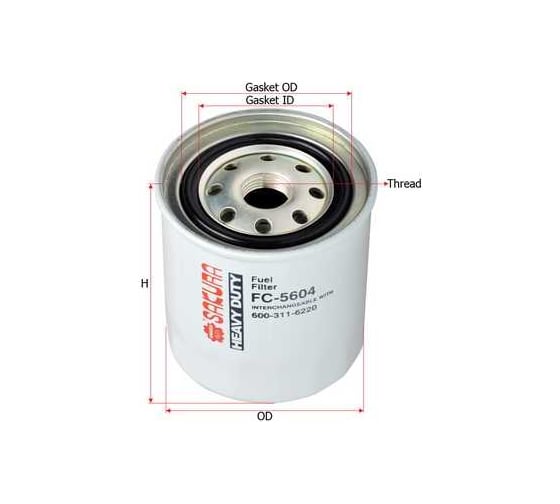 Фильтр топливный Sakura FC5604