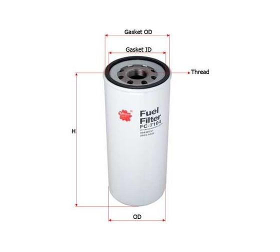 Фильтр топливный Sakura FC7104