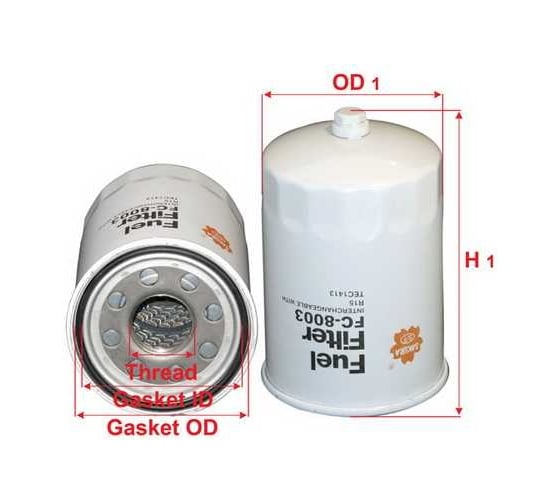 Фильтр топливный Sakura FC8003