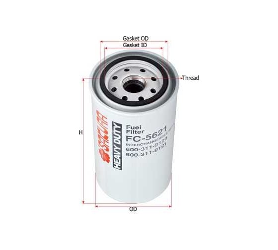 Фильтр топливный Sakura FC5621