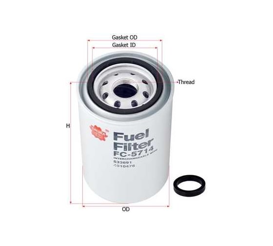 Фильтр топливный Sakura FC5714