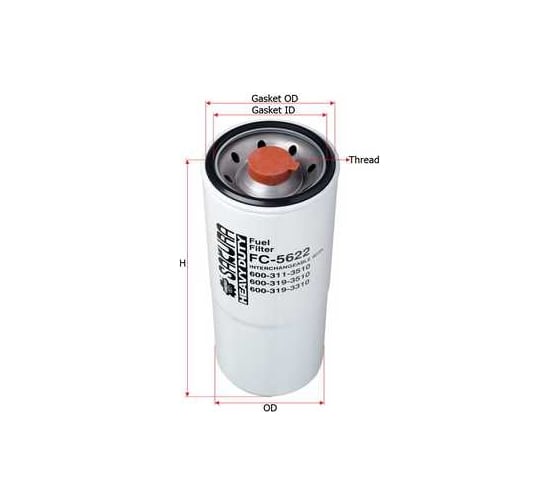 Фильтр топливный Sakura FC5622