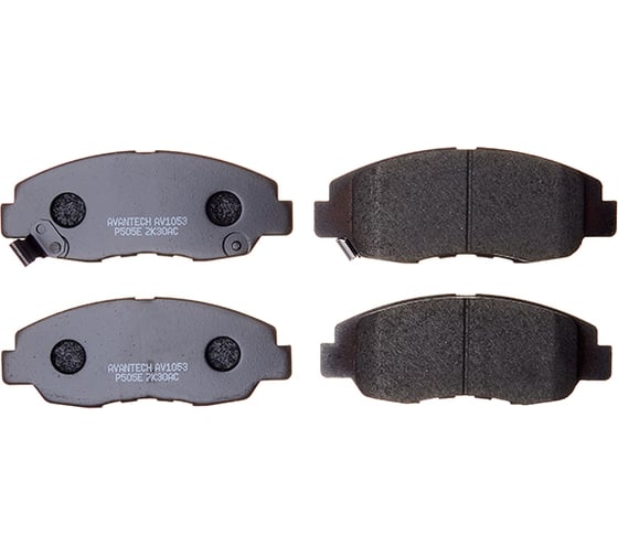 Колодки тормозные дисковые AV1053 (противоскрипная пластина в комплекте) Avantech 109786 1