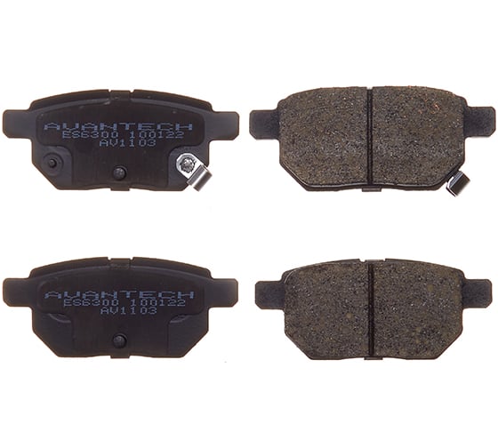 Колодки тормозные дисковые AV1103 (противоскрипная пластина в комплекте) Avantech 109807 1