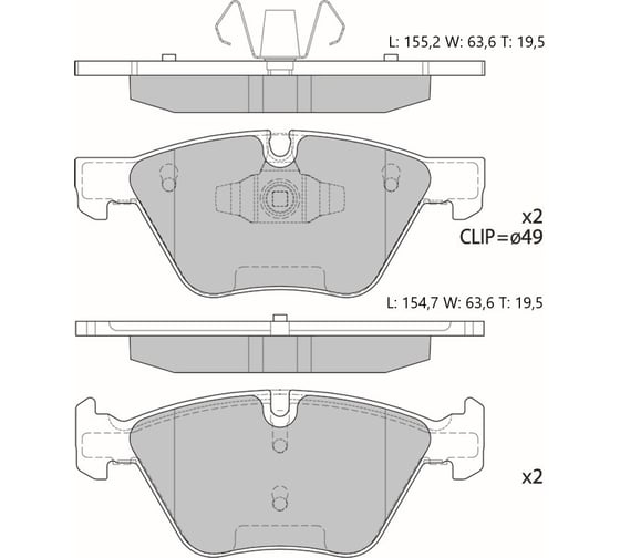 Колодки тормозные дисковые AV068 (противоскрипная пластина в комплекте) Avantech 1740182