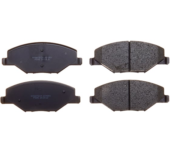Колодки тормозные дисковые AV1901 (противоскрипная пластина в комплекте) Avantech 126022 1