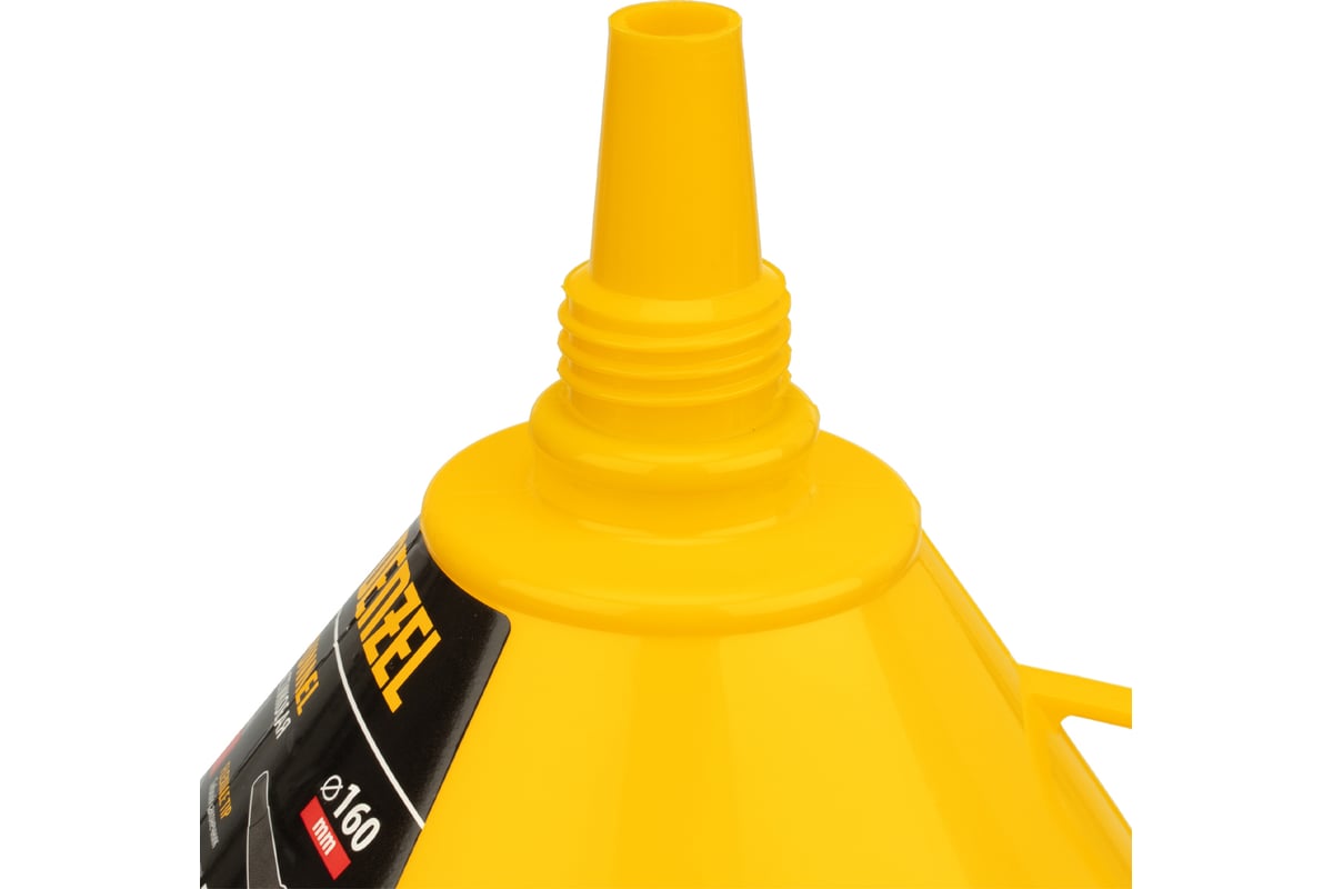 Воронка пластиковая 160 мм с металлическим ситом, непроливайкой и ...