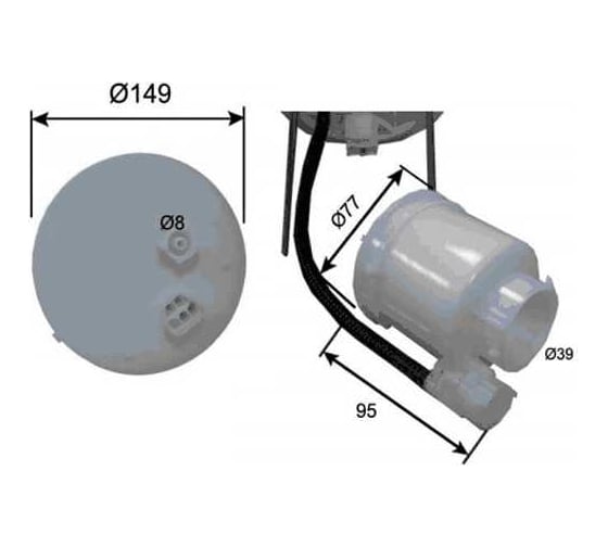 Фильтр топливный JS Asakashi FS21013