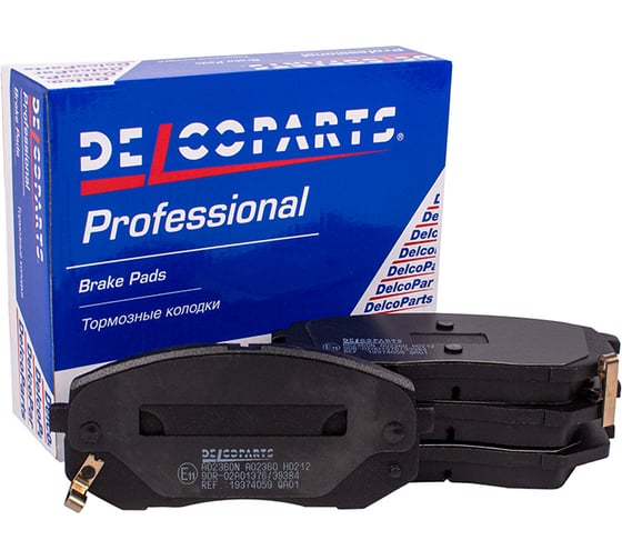 Колодки тормозные передние Delcoparts 19374059 1