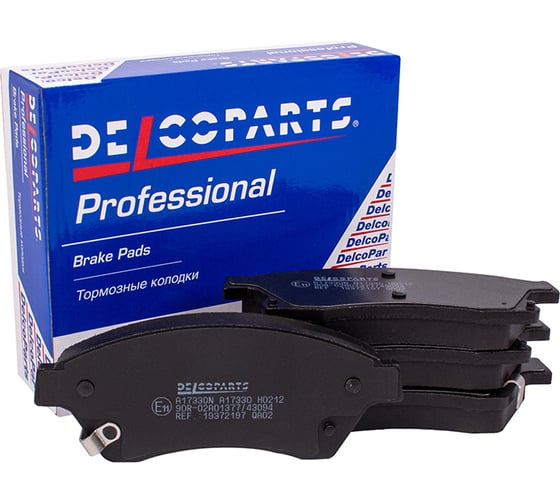 Колодки тормозные передние Delcoparts 19372197 1