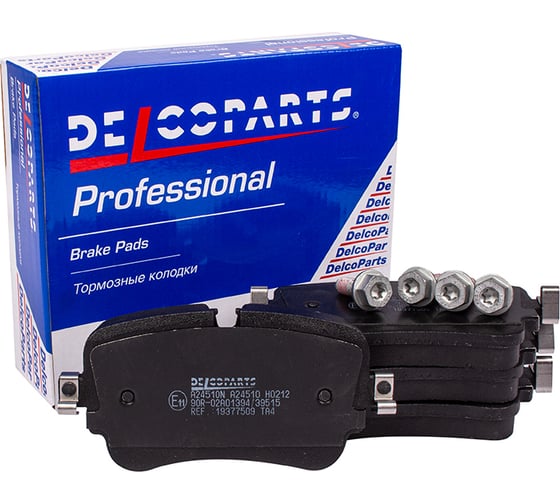 Колодки тормозные задние дисковые Delcoparts 19377509