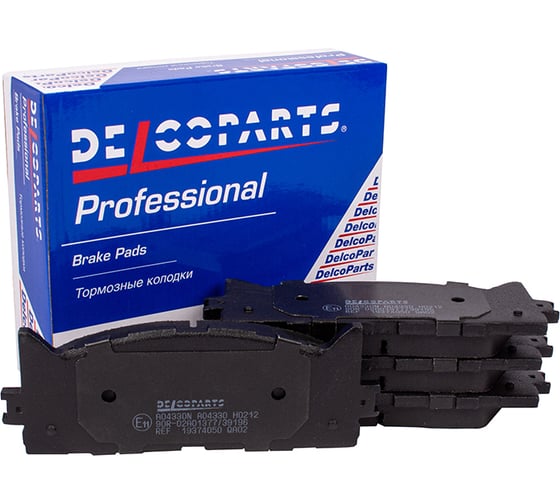 Колодки тормозные передние Delcoparts 19374050 1