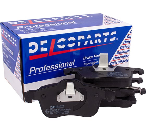 Колодки тормозные передние Delcoparts 19372234
