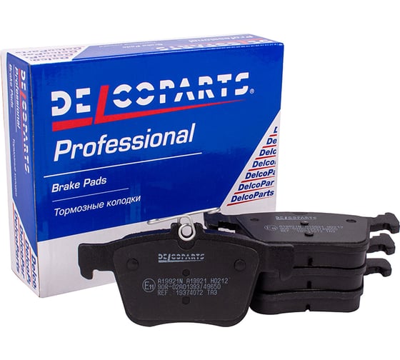 Колодки тормозные задние дисковые Delcoparts 19374072